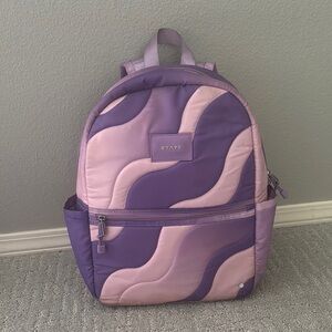 STATE Lavender and Blush Wave Backpack
